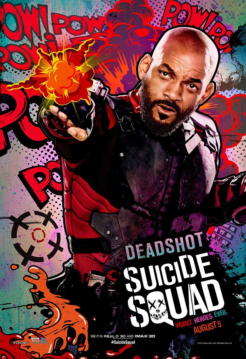 Will Smith as Deadshot photographed by Clay Enos