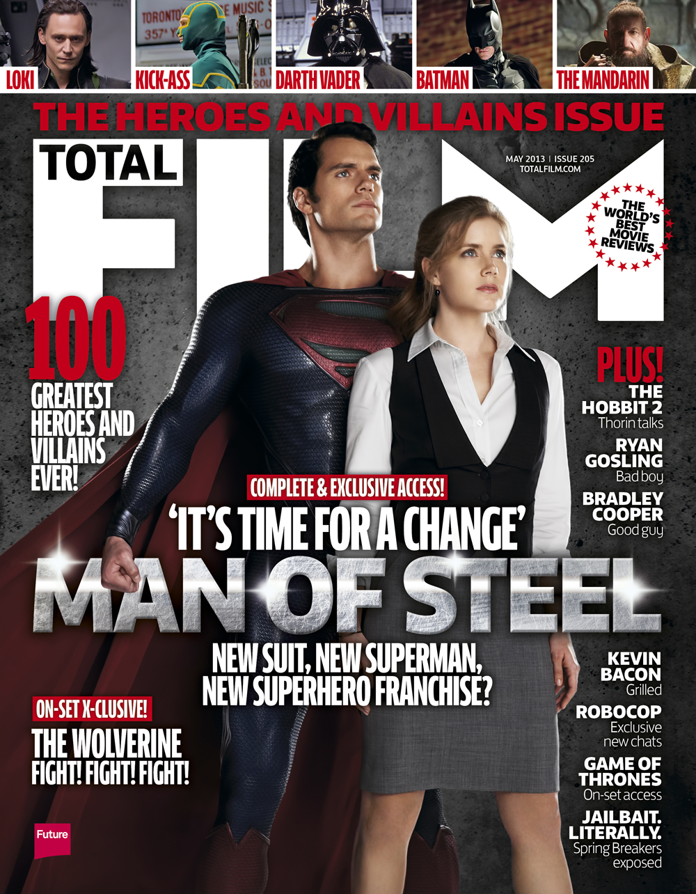 Total Film Superman and Lois Lane Cover